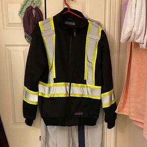 Dakota Black and Yellow Reflective Jacket